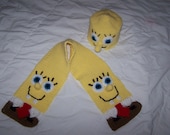 Spongy Scarf and Hat Set PDF Pattern