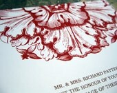 SAMPLE - Flower Crest Invitation