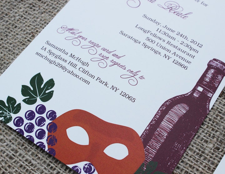 SAMPLE - Tuscan Shower Invitation