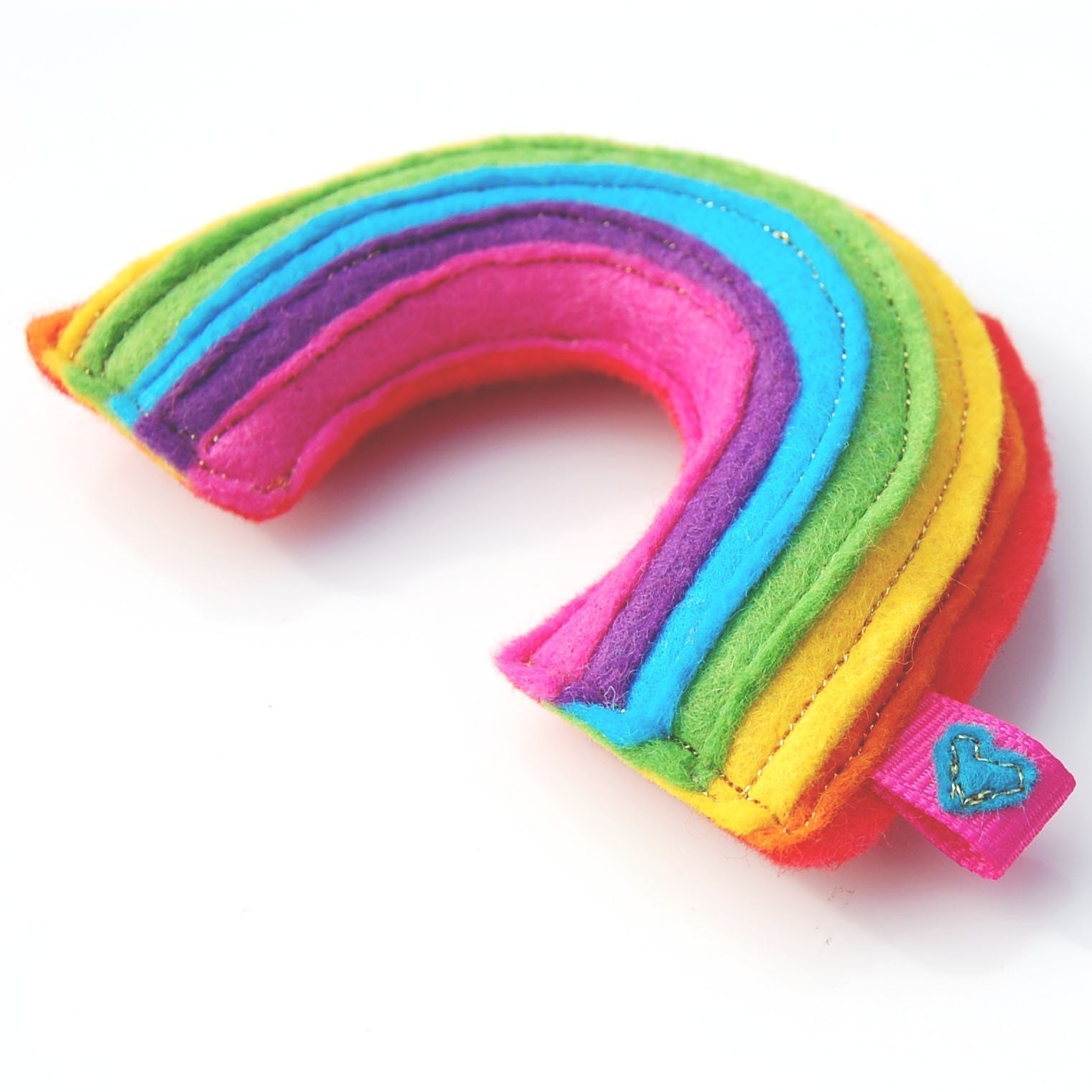 Pocket Rainbow - A Little Baby Felt Plush Rainbow.