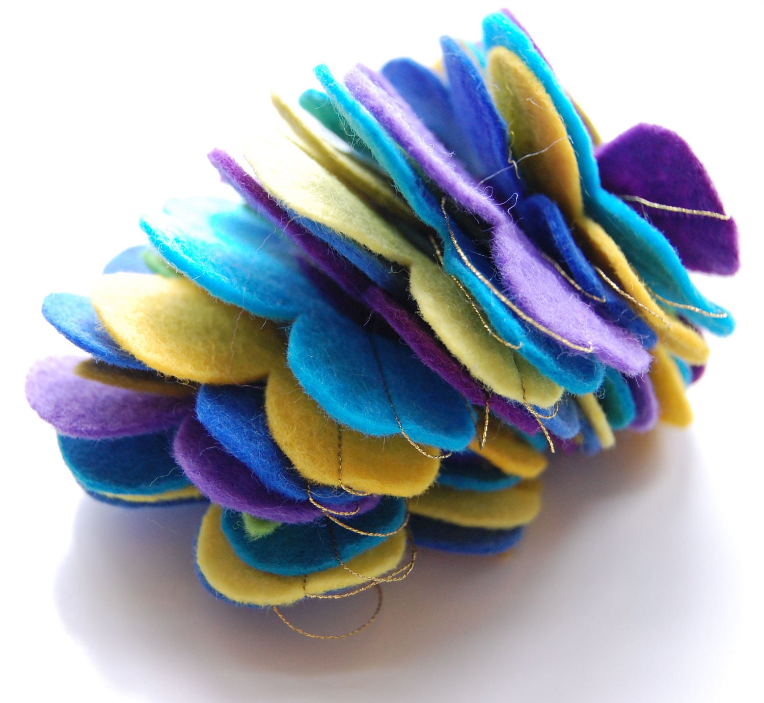 Springtime Flower Garland - A Colourful Felt Decoration