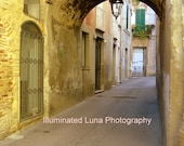 SALE Italian Alleyway - Signed 5 x 7 Fine Art Travel Photograph, Vasto, Italy, Europe by IlluminatedLuna on Etsy