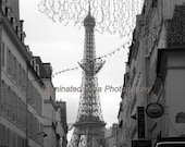 SALE Paris in Black and White - Collection of 3 5 x 7 Fine Art Travel Photographs, France, Europe, Eiffel Tower, Cafe,Shipping Included