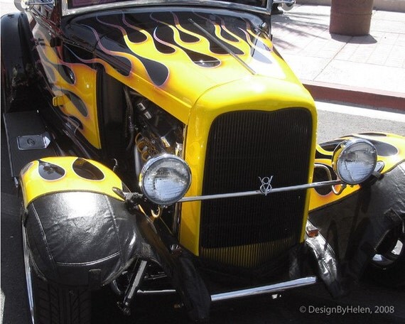 Classic Hot Rod - 8 X 10 Photo Art Print - FREE MATTING