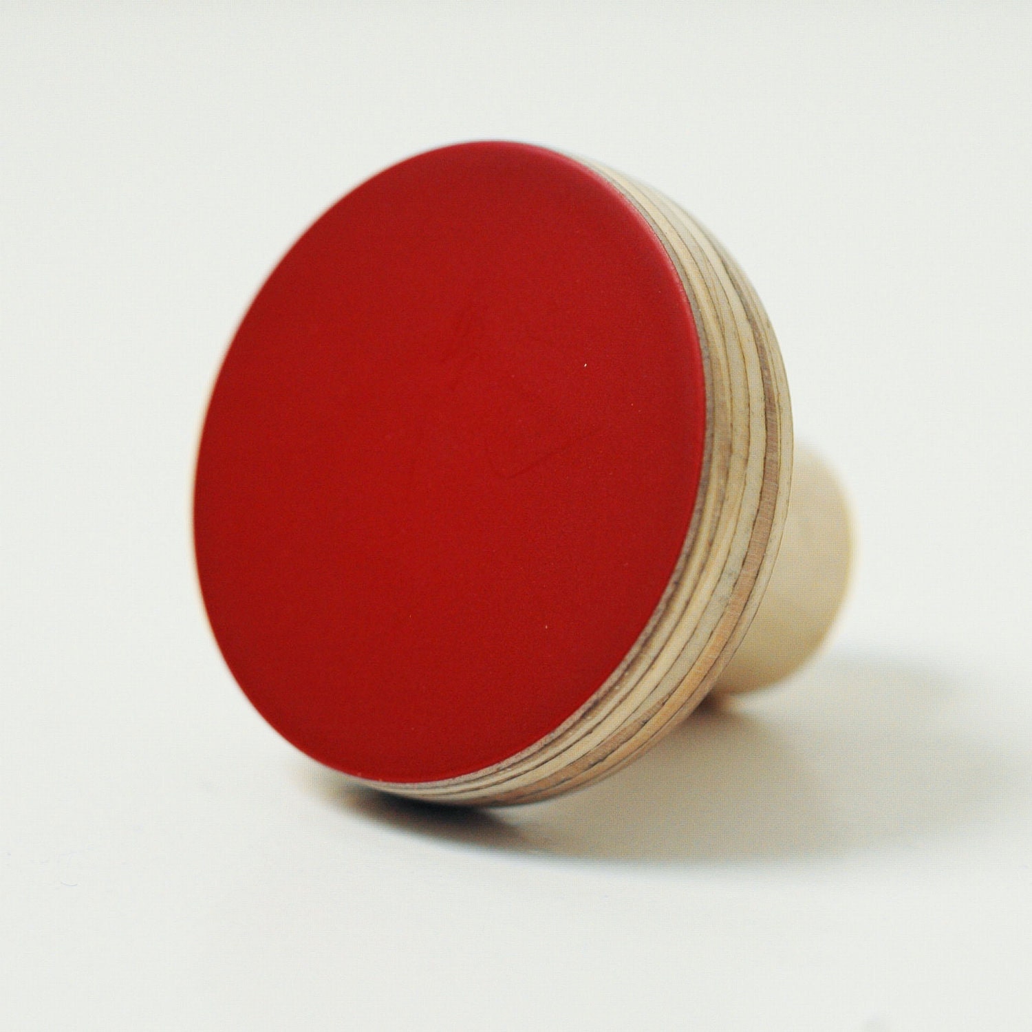 Wooden wall hooks red color
