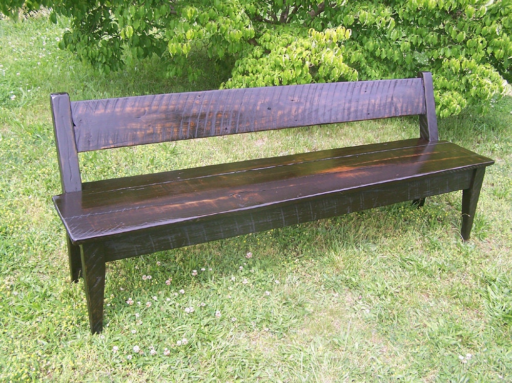 Custom Reclaimed Wood Farm Bench