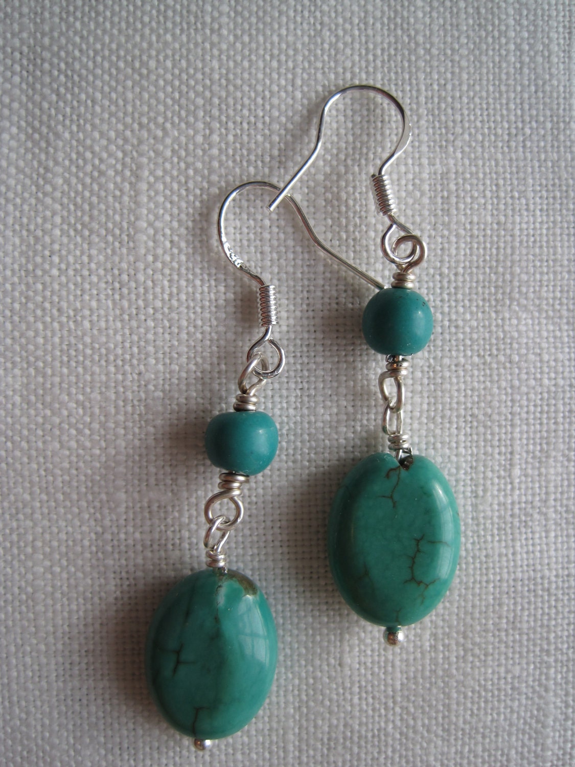 turquoise double dangles