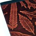 Kindle Fire or Kindle 3 Leather Case Sleeve with Leaf Design - IMMEDIATE SHIPPING