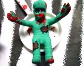 PRE ORDER Bloody Fried Zombie Baby Earrings