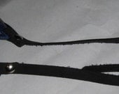Leather goggle band for steampunk goggles