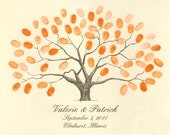 Fingerprint / Thumbprint Tree Guestbook Alternative SMALL Wedding