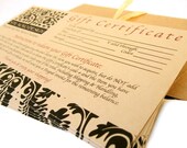 Gift Certificate for Stil Novo Design Recycled Oak Wine Barrels Creations for any amount