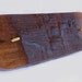 Junior, Finest recycled oak wine barrel stave rack, 5 brass key hooks, elegantly recycled wood