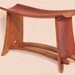 Rialto, medium size bench, recycled oak wine barrel staves from French wine barrels