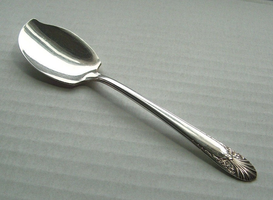 Vintage Jelly Server Spoon Radiance Crown by AnotherTimeAntiques