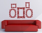 Baroque Picture Frame Set - Vinyl Wall Decals