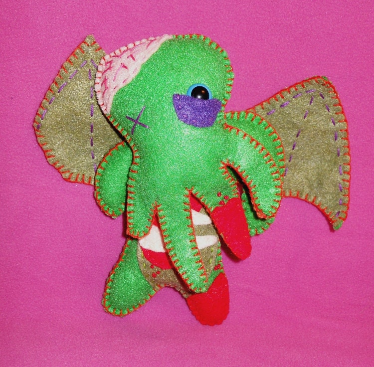 Zombie Cthulhu Zombitty Plushie