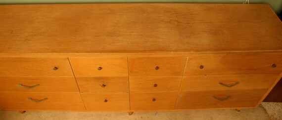 Reserved for Trnguyen70 Vintage 1950s George Nelson style slim Credenza