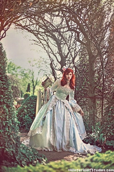 Alice in Wonderland Marie Antoinette Fantasy Gown Custom