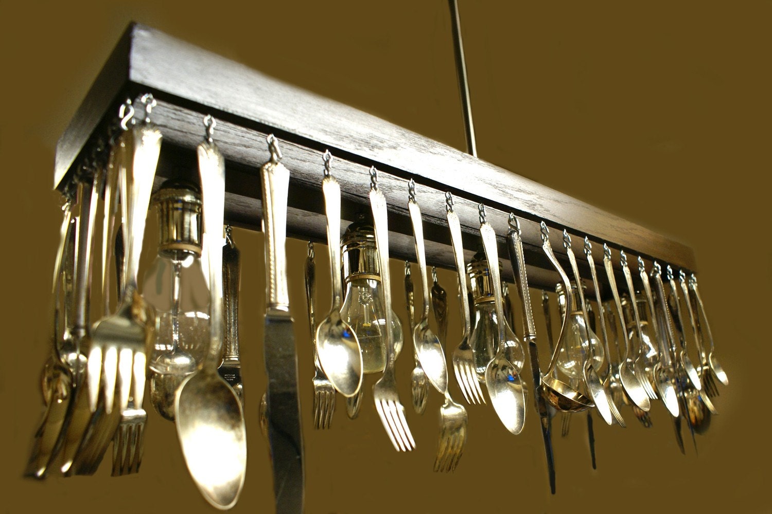 Custom  Made to order Silverware Chandelier