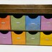 Modern Child  Storage Unit with bins
