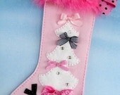 SALE - PDF ePattern - Christmas Tree Stocking Sewing Pattern