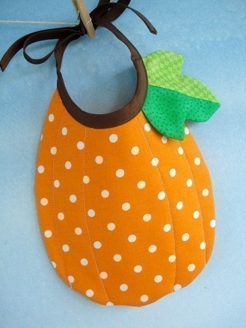 SALE - PDF ePattern for Apple, Pear and Pumpkin Baby Bib Sewing Pattern