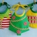 Baby Bib Sewing Pattern for Elf, Tree and Ornament - PDF ePattern