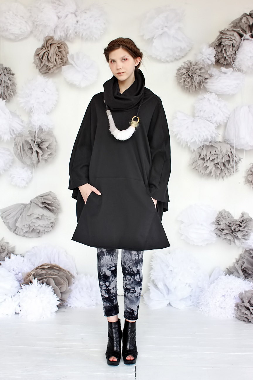 Hooded Sweatshirt Cape