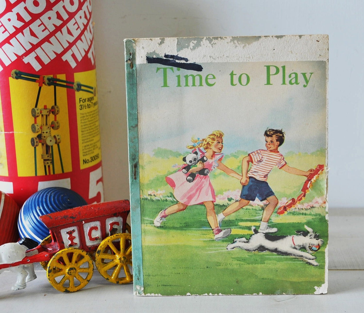 1950s vintage primer childrens reader--TIME TO PLAY