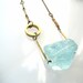 Ice Blue Quartz Necklace