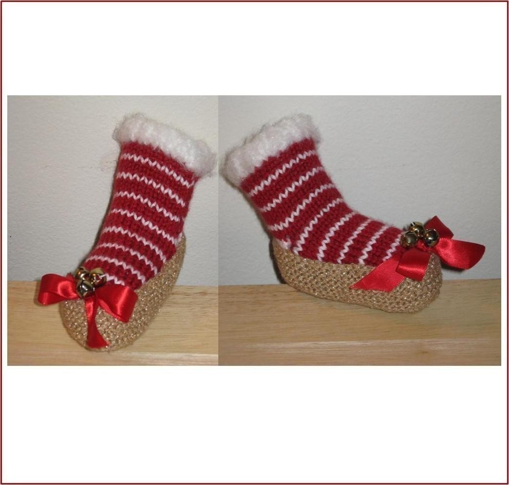 Baby Slipper Bootie Knitting Pattern PDF - Ruby Slippers, Ballet Slippers and variations