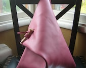 Rose Water Leather Triangle Purse