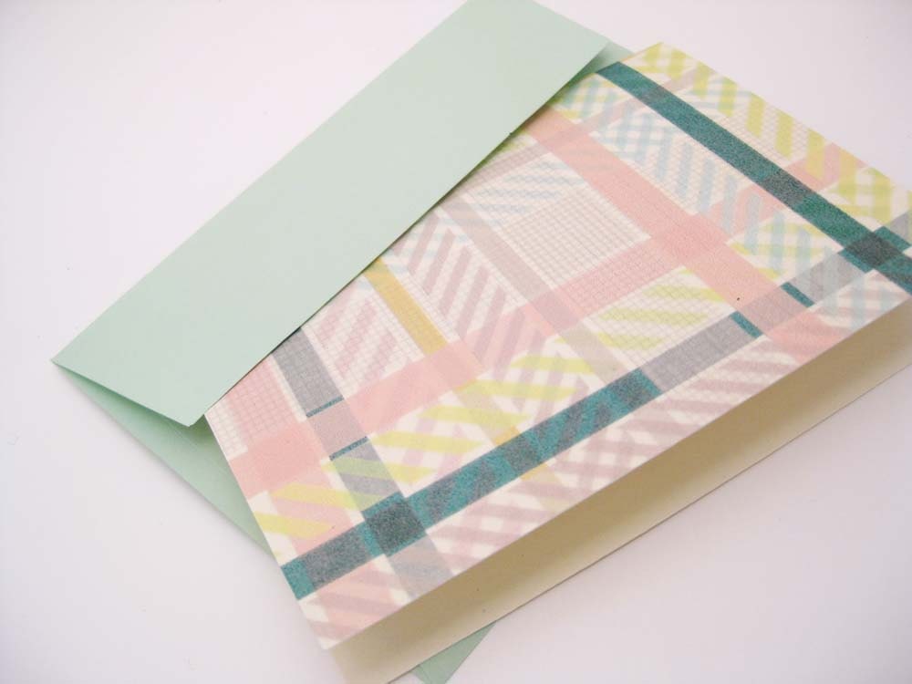 Pattern note card