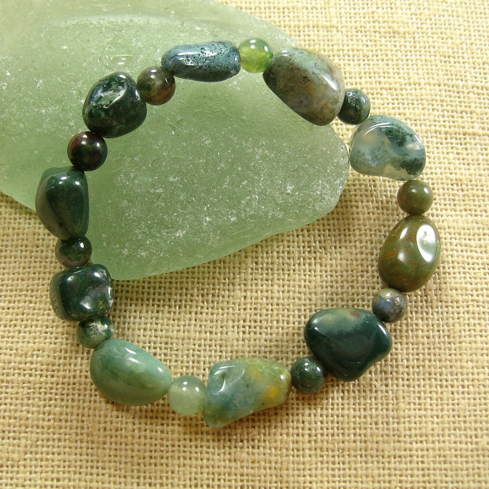 Mixed Jasper Bracelet. Women's Gemstone Jewelry. Women's Bracelet. Beaded Jewelry