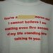 You F ing moron Custom Designed Tshirt