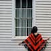 Vintage 70s Boho Fringe Shawl