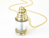 Replica Oil Lantern Necklace, Nautical, No Place Like Home, Graduation Gift