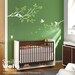 Two Spring Branches and Birds - Kids Nursery Vinyl Wall Decal Sticker Room Decor