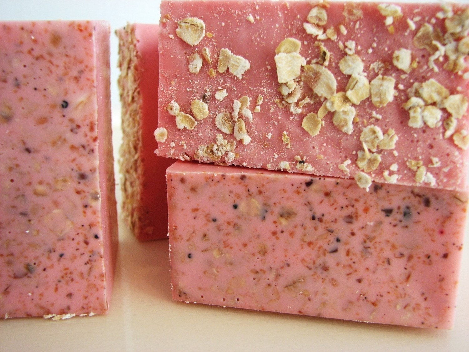 Grapefruit Orange Handmade Soap made with Coconut Milk, Grapefruit Oil and Oatmeal