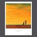 Sale - Simpler Times Art Print - 'LEARNING TO FLY' - by Robert David Bretz