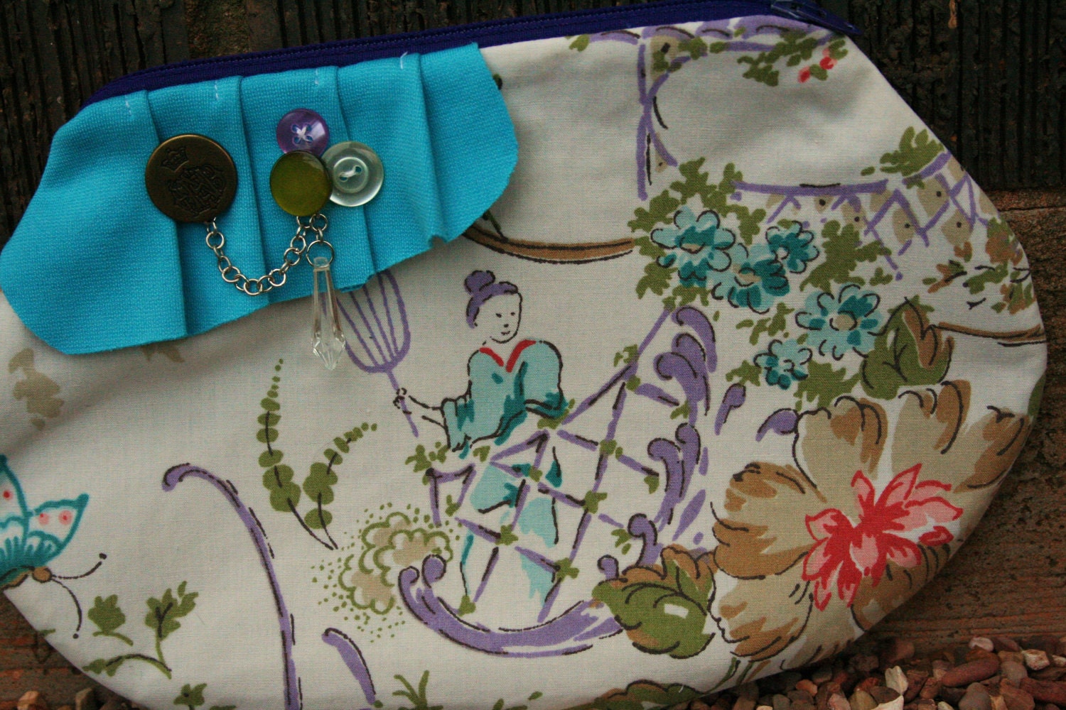 Shaped Zipper Clutch Template- PDF