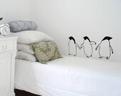 Three Little Penguins- Wall Decal