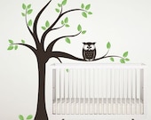 Tree with Owl - Wall Decal