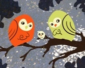 Three Owls Are Company