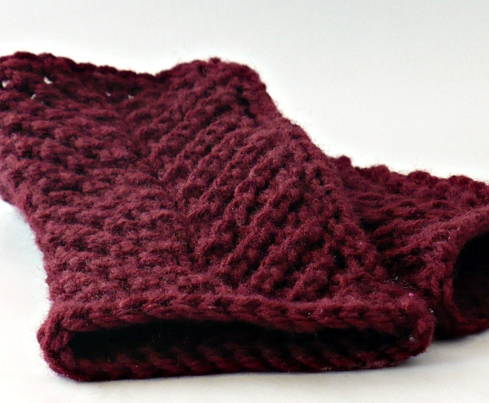 Knit Arm Warmers Oxblood Fingerless Gloves Wrist Warmers Fingerless Mittens Hand Warmers Gauntlets Burgundy Mini Cable