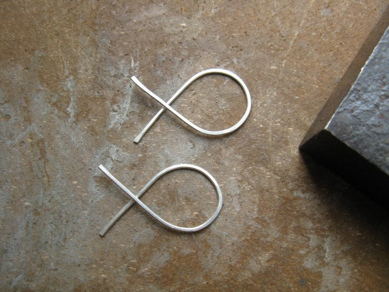 Sterling Minnow Earrings