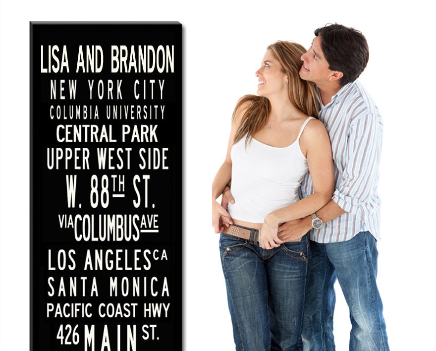 SALE-Large 24x60 Custom Design- Gallery-Wrapped Canvas with your words.