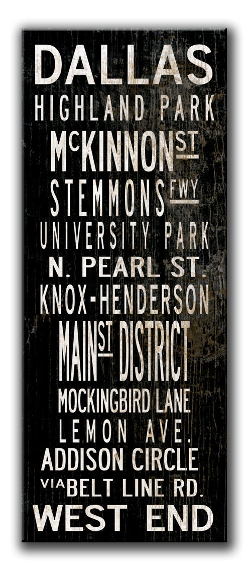 Distressed/Weathered Rustic Vintage-look Subway Canvas Art, 24x60-Gallery wrapped Canvas Art