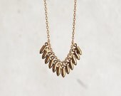 Bullet Fringe Necklace